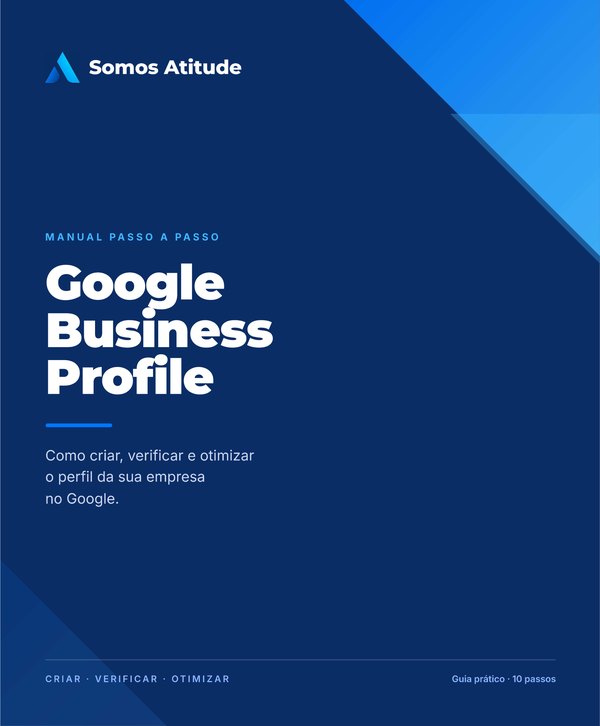 Capa do e-book Google Business Profile — Manual passo a passo, guia prático de 10 passos